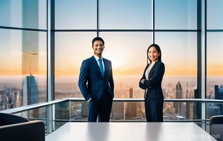 CFA 시험의 글로벌 중요성 - **Global Financial Excellence and Recognition:**
    "A diverse group of five financial professional...