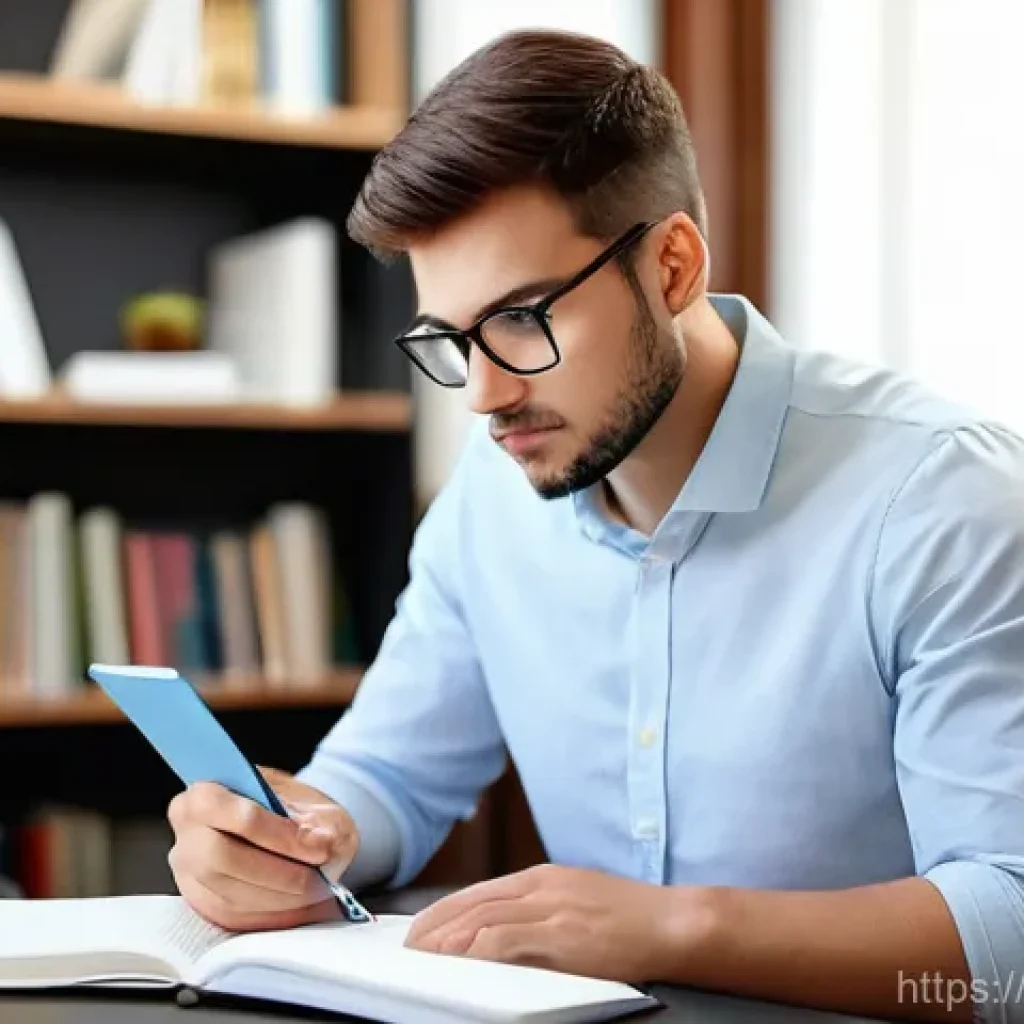 CFA 시험 대비 단기 집중 학습법 - **Prompt 1: Intensive Study Session**
    "A highly focused young adult, appearing to be in their la...