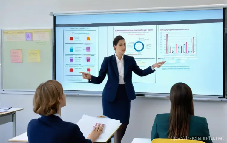 CFA 자격증으로 CFA 강사 활동하기 - Prompt 1: Experienced CFA Instructor in a Modern French Classroom**